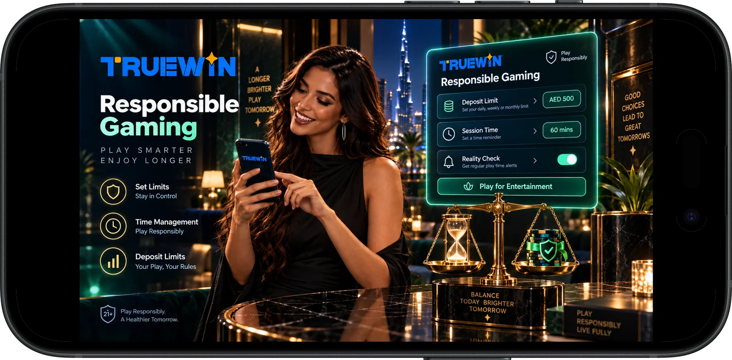 TrueWin casino responsible gaming limits and tools UAE